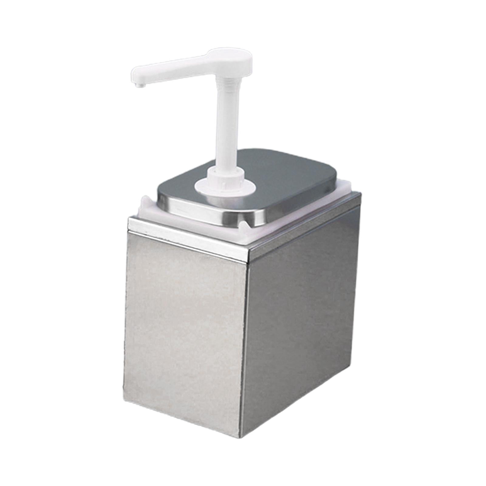 Magideal - Manual De Salsas, Estación De Salsas Para De Ensaladas, Bomba De , Botella, Contenedor De Almacenamiento De Salsas,