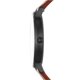thumbnail image 2 of Reloj Skagen Signature de tres manecillas para hombre, negro con piel marrón, 2 of 8