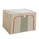 thumbnail image 1 of Bolsa De Almacenamiento De Edredón Contenedores De Almacenamiento De Ropa Para Manta Consolador Juguetes Beige 24L, 1 of 3