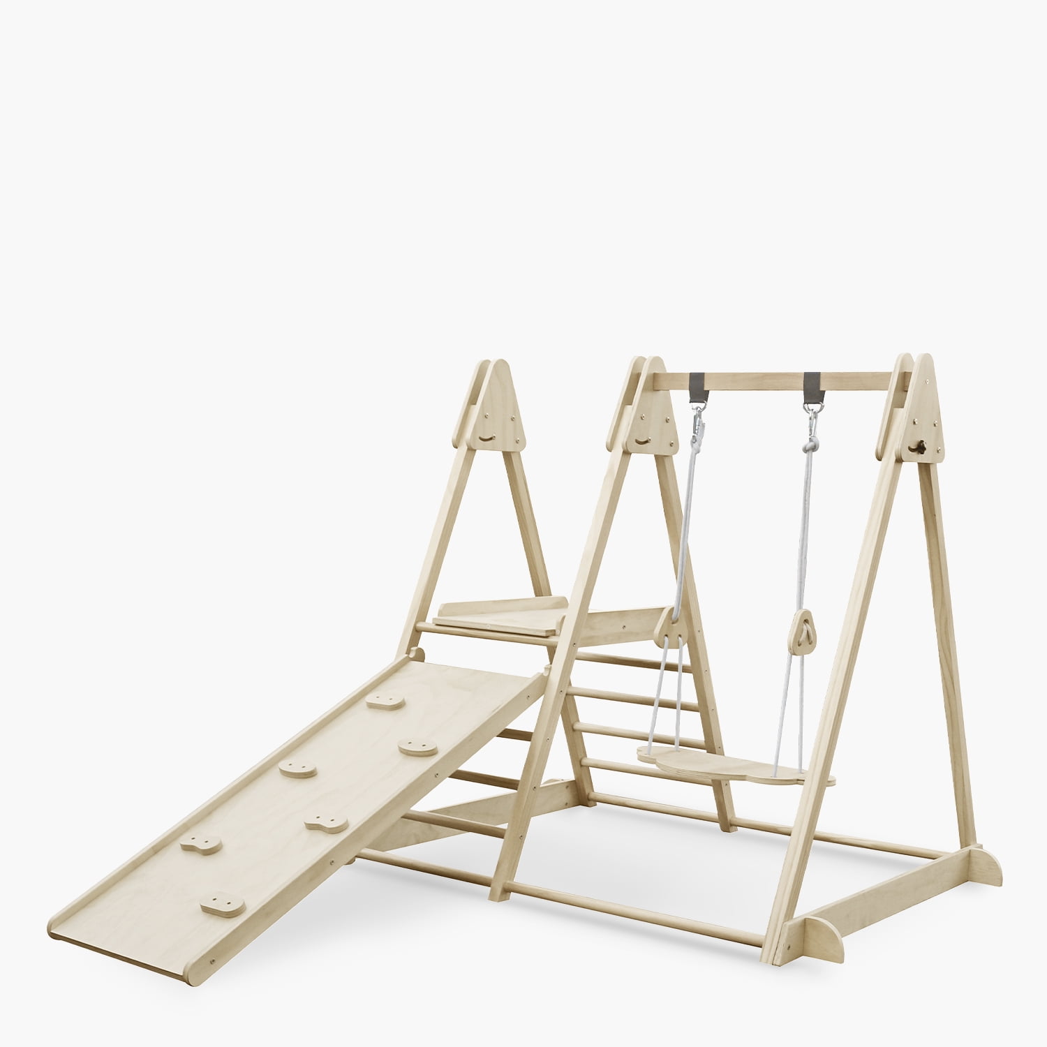 Form Design - Set Triángulo Pikler Columpio Infantil Fede Natural