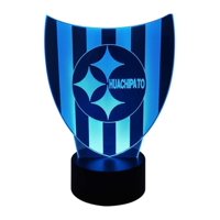 Lampara Ilusion 3D Huachipato De 7 Colores, Base Touch