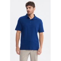 Fashionspark - Polera Hombre Polo Lisa Azul
