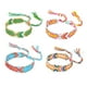 thumbnail image 1 of Pulseras de la amistad tejidas con cierre de nudo corredizo para mujeres, niñas y hombres. Ajustables (paquete de 4)., 1 of 5