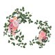 thumbnail image 4 of 2pcs Boda Arch Flowers Decoraciones De Adornos Para La Ceremonia Partido De La Puerta De Entrada Rosa, 4 of 5