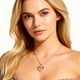 thumbnail image 5 of Collar colgante de amor de amor con piedra de nacimiento Zirconia, regalo de joyería de las mujeres para la Navidad, cumpleaños, aniversario, 5 of 5