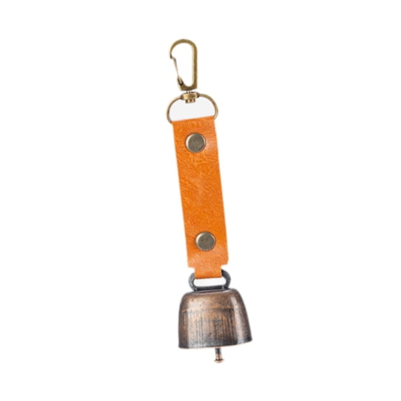 Decoración De Campana De Oso Fuerte PU Llavero De Cuero Para Brote De Emergencia Al Aire Libre Marrón