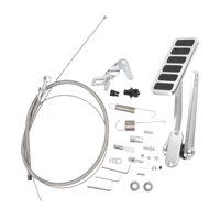 Ioensy - Eje De Repuesto Para Pedal De Acelerador De Aluminio Pulido Universal