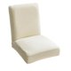 thumbnail image 5 of Funda de silla de comedor de una pieza de punto Funda protectora amarilla, 5 of 5