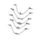 thumbnail image 3 of 5x Suéter Clips Con Cadena Chic Cardigan Collar Clips Para Niñas Mujeres Fiesta, 3 of 5