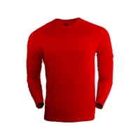 Snix - Polera Fit De Adulto Primera Capa Para Futbol Manga Larga Roja Talla M