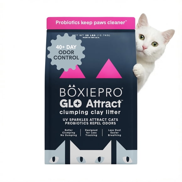 Arena para Gatos BoxiePro 12,7 kg Sin Polvo 40+ Días de Control de Olores