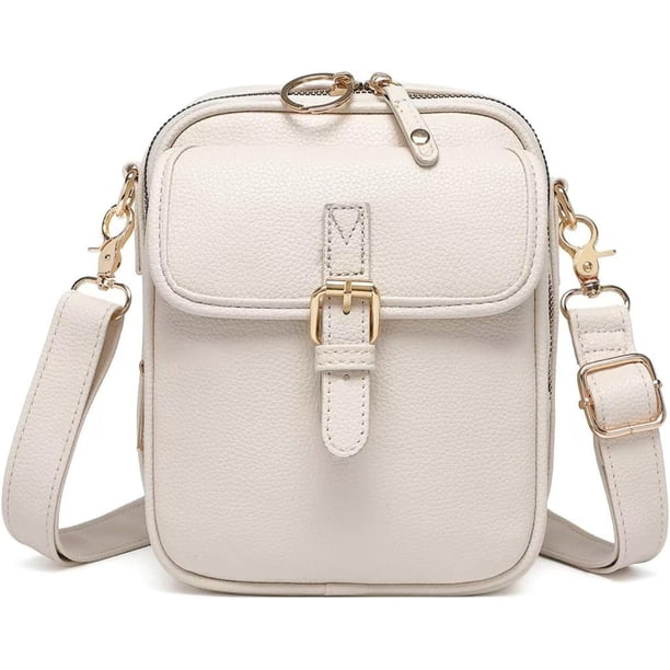 Bolso bandolera mujer antirrobo hombro ranuras tarjetas correa ajustable hombro
