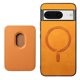 thumbnail image 1 of Funda de Cuero Magnética con Tarjetero para Google Pixel 8 Cubierta Delgada Amarillo, 1 of 5