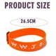thumbnail image 4 of Pulsera unisex con estampado de letras jacquard y correa de muñeca ajustable WWJD, 4 of 5
