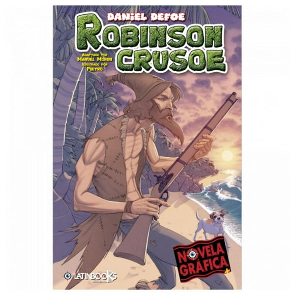 Robinson Crusoe - Novela Gráfica blanco