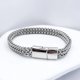 thumbnail image 5 of Pulsera Hombre Cadena Cubana, Acero Inoxidable, Regalo Plateado 8 Cm 53.34 Cm, 5 of 5