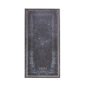 Paperblanks - Agenda 2023 Inkblot, Tapa Dura, Vista Semanal, Slim