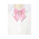 thumbnail image 5 of INSPIRE CHIC Pajarita Uniforme Ajustable de Color Sólido para Mujeres Regreso a Clases Pre-anudada Rosa, 5 of 5