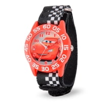 Reloj Infantil Analógico Disney Rayo Mcqueen 32Mm Resistente 30M