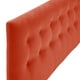 thumbnail image 3 of Respaldo Botone Felpa 2 Plazas Naranja, 3 of 5