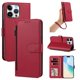 thumbnail image 1 of Funda con Billetera para [iPhone 16 Pro Max] con Bolsillo Zipper y Tarjetero Rojo, 1 of 6