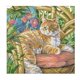thumbnail image 4 of Kit De Punto De Cruz Estampado De Artesanía - Gato Gato En La Silla 11ct, 4 of 5