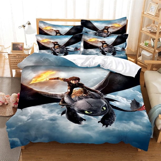 Anime Bedding Set Duvet Cover Set Bedding Digital Printing Bed Linen Size Bedding Set Fashion Design bed cover set Bed Sheets