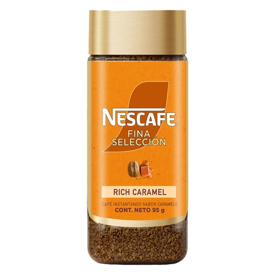 Café Liofilizado Fina Selección Caramelo Frasco 95 g Nescafé