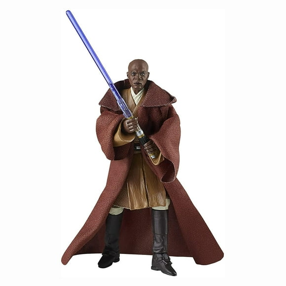Star Wars The Vintage Collection Mace Windu Toy VC35, Figura de acción Ataque de Los Clones a Escala de 3,75 pulgadas-Ataque de Los Clones, Juguete Niños de 4