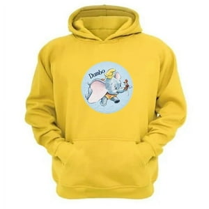 Genérico - Polerón Canguro Elefante Dibujos Animados Amarillo Talla M Unisex
