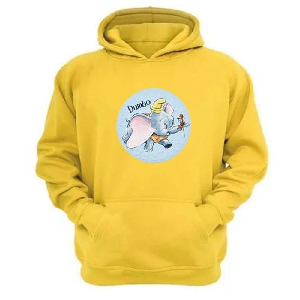 Genérico - Polerón Canguro Elefante Dibujos Animados Amarillo Talla Xl Unisex