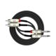 thumbnail image 1 of Cable de conexión KIRLIN AP-403PR-06/BK de doble RCA a doble de 1/4 pulgadas, 1 of 3