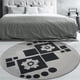 thumbnail image 2 of Alfombra Redonda Amigo Gris 160 X 160 Cm, 2 of 3