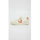 thumbnail image 3 of Zapatillas Veja V-90 para mujer, extra blancas, color ámbar, talla 5, 3 of 3