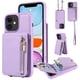 thumbnail image 1 of Stylish & Secure Wallet Case for iPhone 14/13/12/11 Pro Max/XR/XS Max/SE 2020 - RFID Credit Cards Holder, Zipper Leather Case With Wrist Strap & Handbag Case, 1 of 3