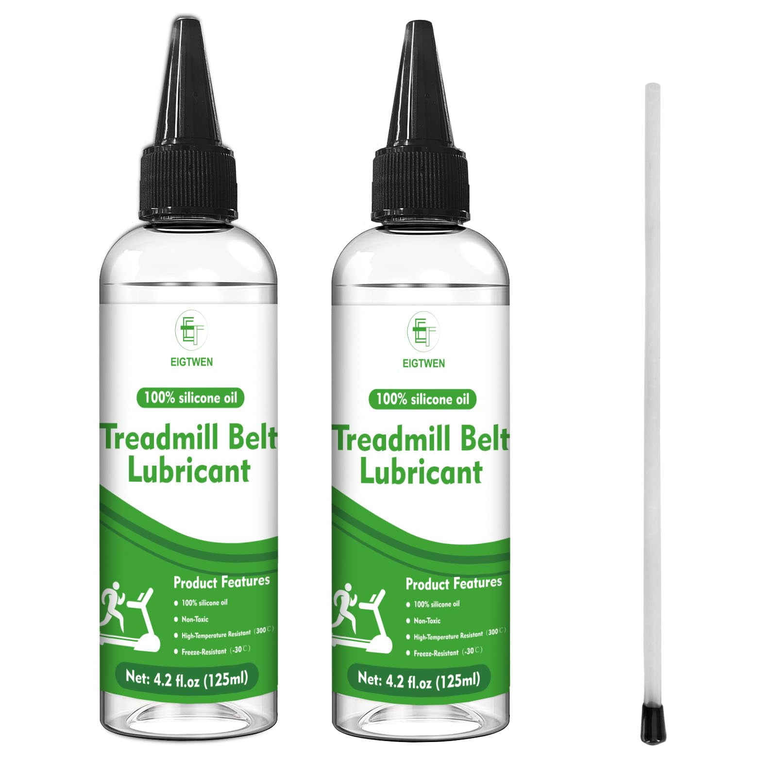 Lubricante Para Cinta De Correr Eigtwen, 2 X 125 Ml, 100% Aceite De Silicona