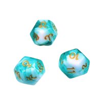 Bothyi - 3 Piezas D12 Dados Poliédricos Dados De Astrología Para Juego De Cartas Juego De Rol Estilo A