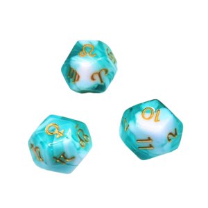 Bothyi - 3 Piezas D12 Dados Poliédricos Dados De Astrología Para Juego De Cartas Juego De Rol Estilo A