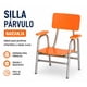 thumbnail image 1 of Silla Párvulo con Brazos Naranja – Resistente, Segura y Cómoda, 1 of 7
