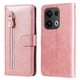 thumbnail image 1 of Funda con Cremallera para OPPO Reno 14 Pro 5G, Carcasa Cartera de Cuero PU con Soporte y Tarjetero, 1 of 5