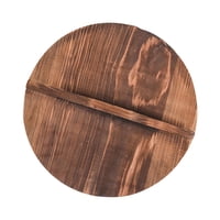 Bothyi - Tapa Abatible De Madera, Tapa Redonda Para Utensilios De Cocina, Para El Hogar, Cocina, Camping, Cabañas, Ollas De 36Cm