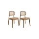 thumbnail image 1 of Set de 2 sillas Rattan y Madera Roxy, 1 of 3