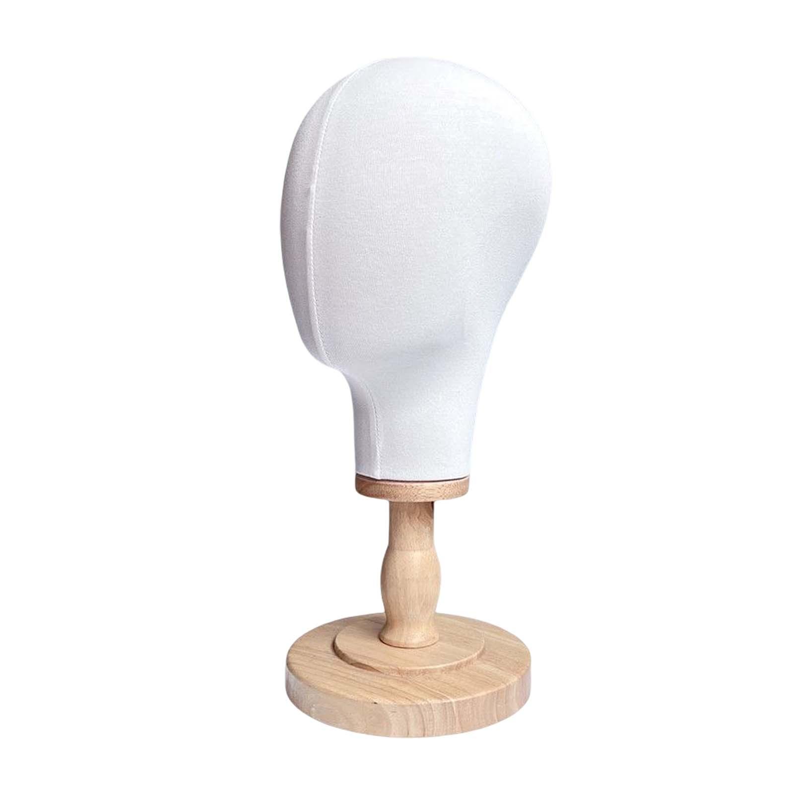 Magideal - Cabeza De Peluca De 54 Cm, Modelo De Cabeza De Bloque, Cabeza De Maniquí, Sombreros, Soporte De Pie, Maniquí Para Tienda, Salón De Casa, Auriculares, Estilo B