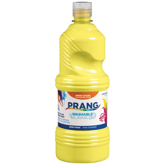Paint Prang, témpera, lavable, amarillo, 946 ml, 1 unidad