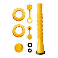 Ioensy - Boquillas De Vertido Flexibles Boquillas De Gas Tapas De Ventilación Kits De Boquillas De Botes De Gasolina Boquillas De Combustible Sin Broca