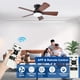 thumbnail image 3 of Ventilador Techo DINGLILIGHTING 35 LED Control Remoto Nogal, 3 of 3
