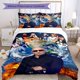 thumbnail image 1 of 3pcs Bedding Set Duvet Cover Closure Includes 1 Duvet Cover & 2 Pillowcases for All Seasons Bedroom Decor, Home Dorm High-Definition Print Mr. Worldwide A220, 1 of 1