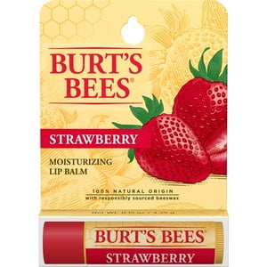 Burts Bees - Bálsamo Labial Hidratante De Fresa De Para Unisex - Bálsamo Labial
