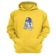 thumbnail image 1 of Polerón Canguro Robot Redondo Sw Amarillo Talla S Unisex, 1 of 2
