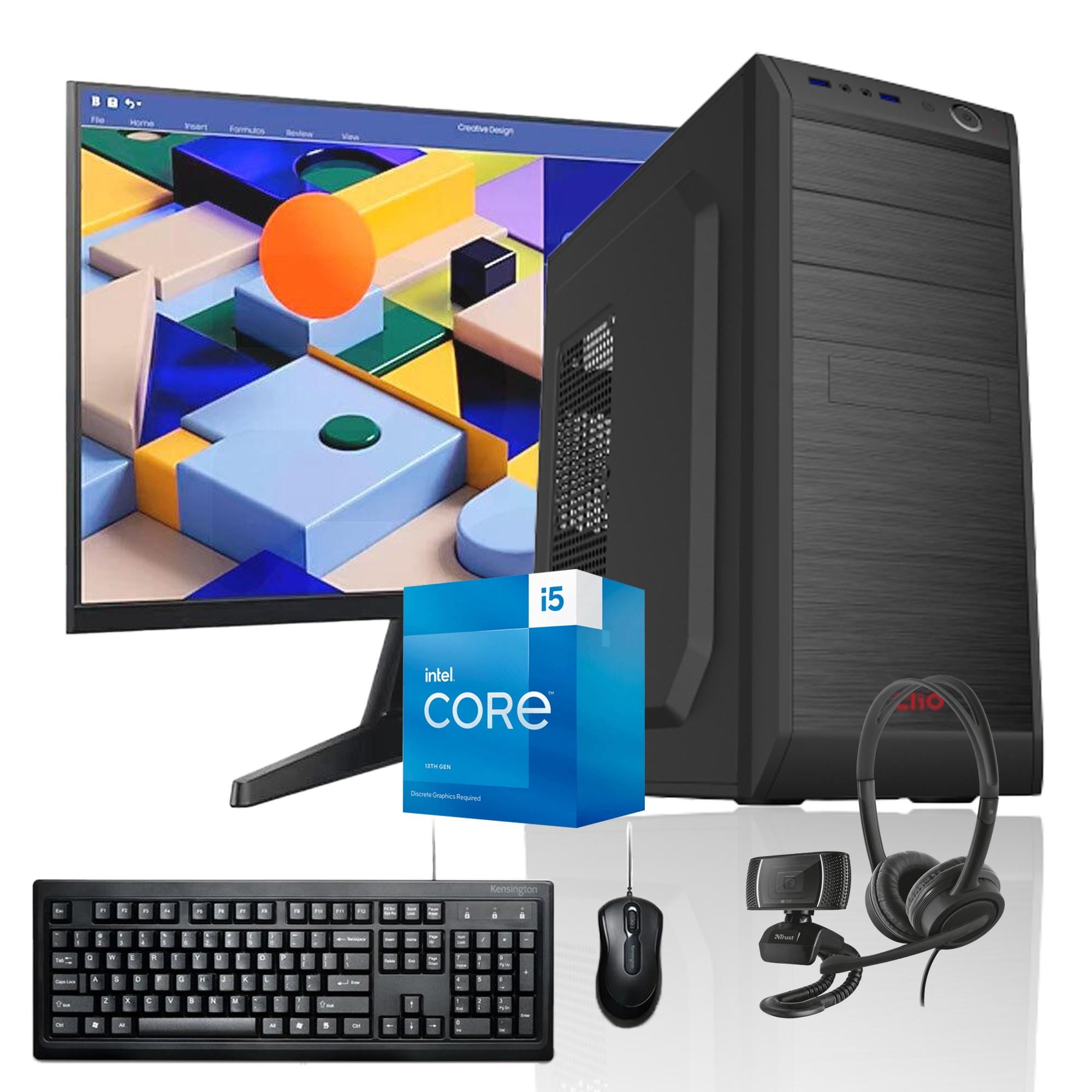 Pc + Monitor 24 + Perif: Intel Core I5 13400 16Gb 500Gb Uhd 730 Wifi